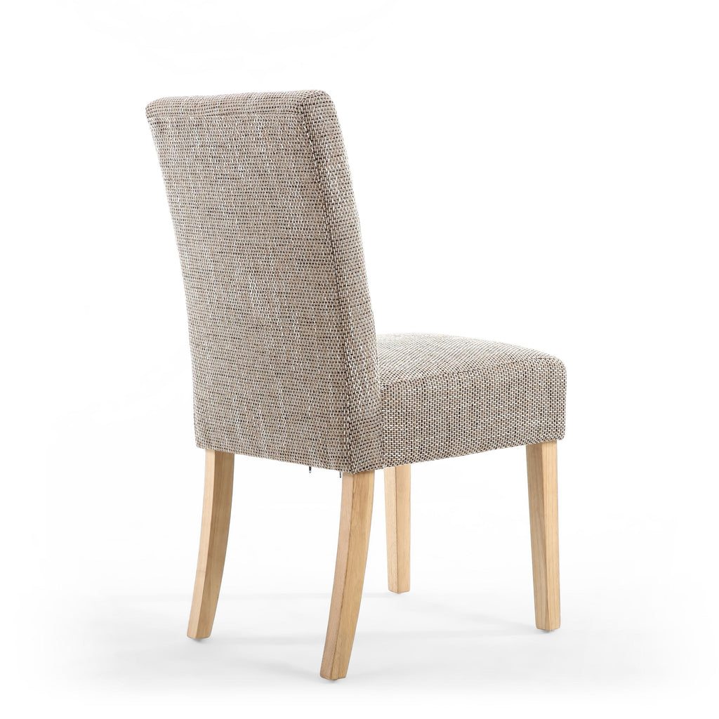 Moseley Tweed Oatmeal (Black / Natural / Walnut Legs)