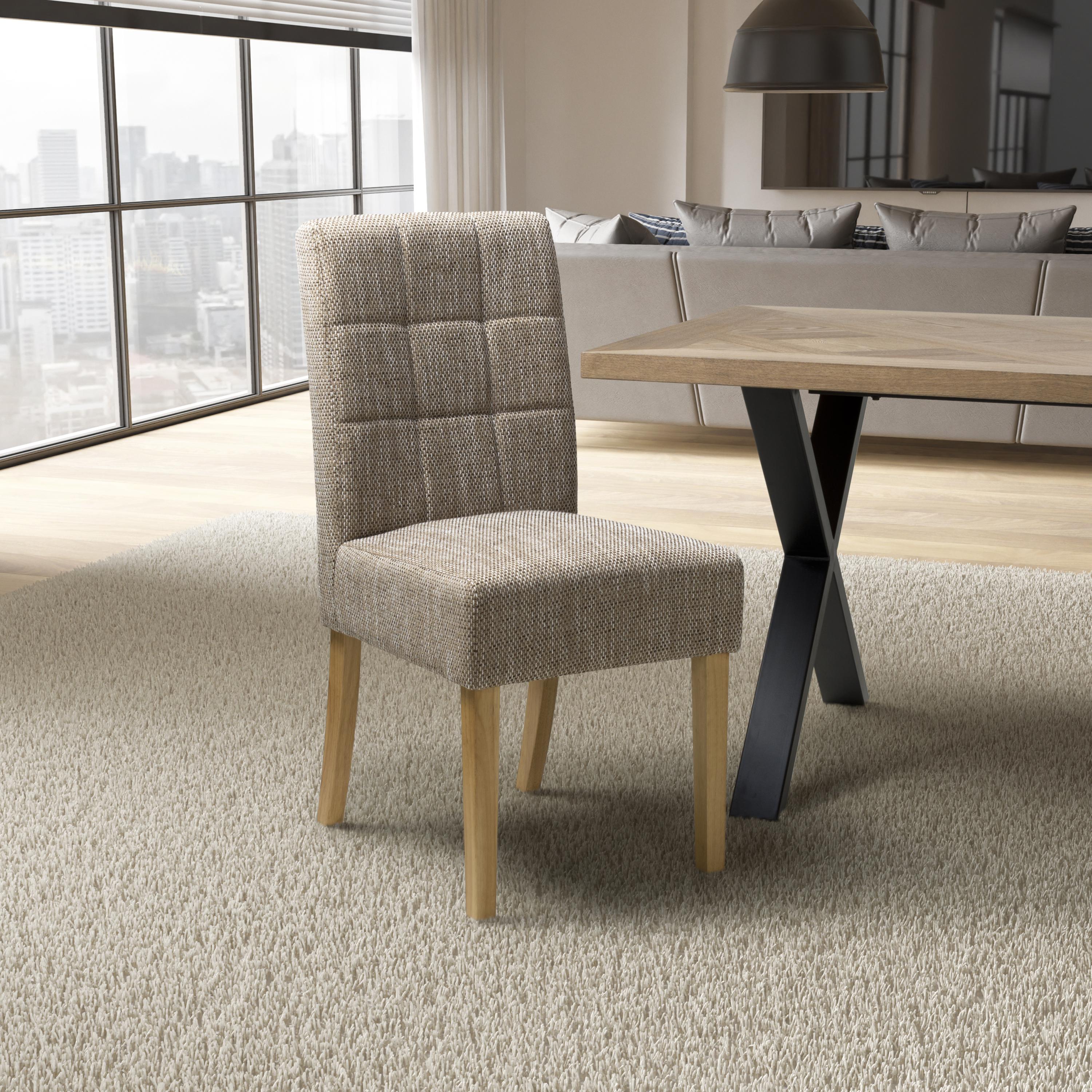 Moseley Tweed Oatmeal (Black / Natural / Walnut Legs)