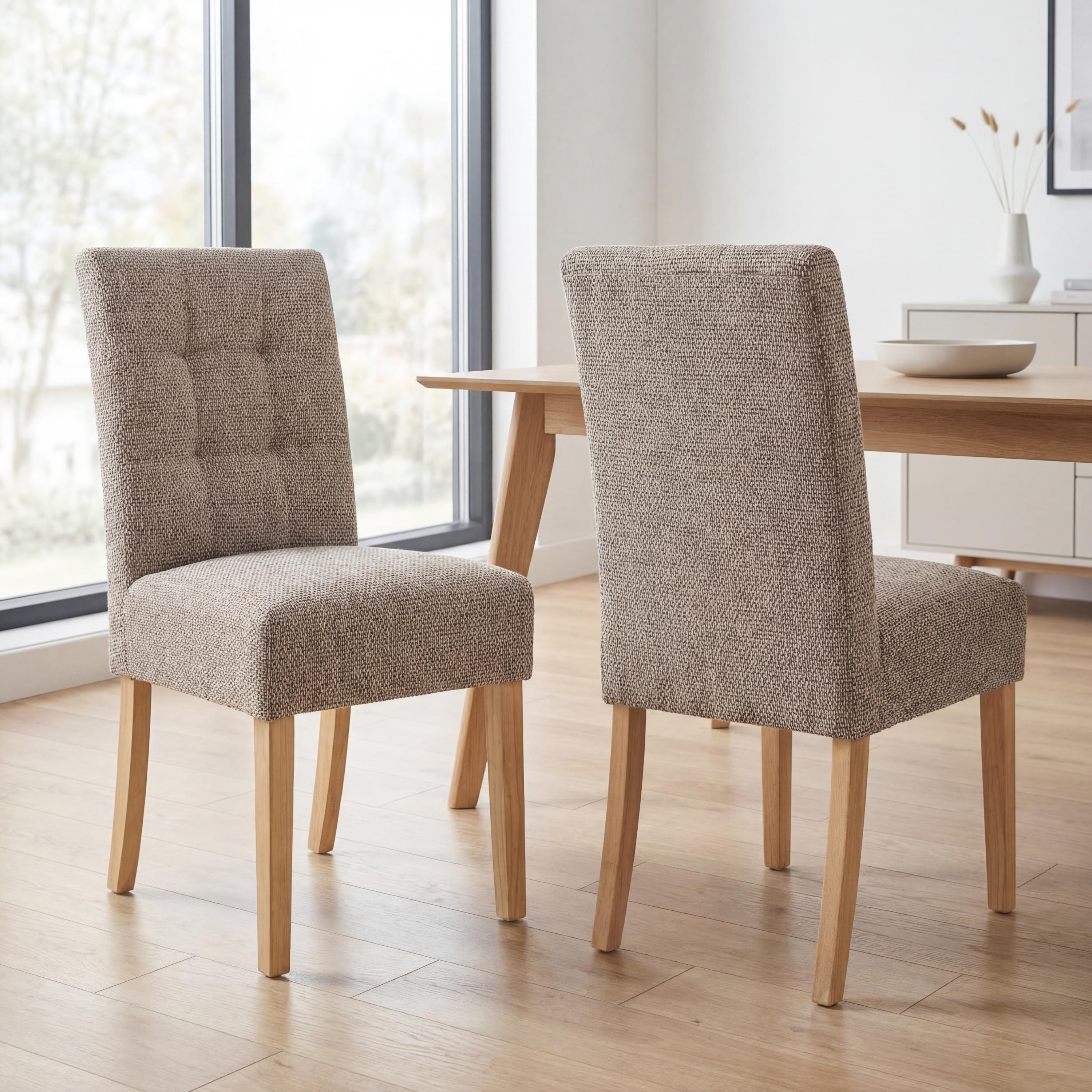 Moseley Tweed Oatmeal (Black / Natural / Walnut Legs)