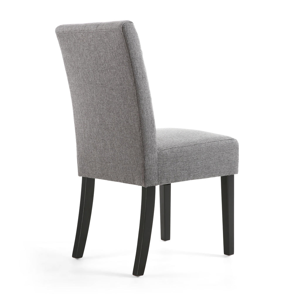 Moseley Linen Effect Steel Grey Chair (Dark Grey)