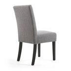 Moseley Linen Effect Steel Grey Chair (Dark Grey)