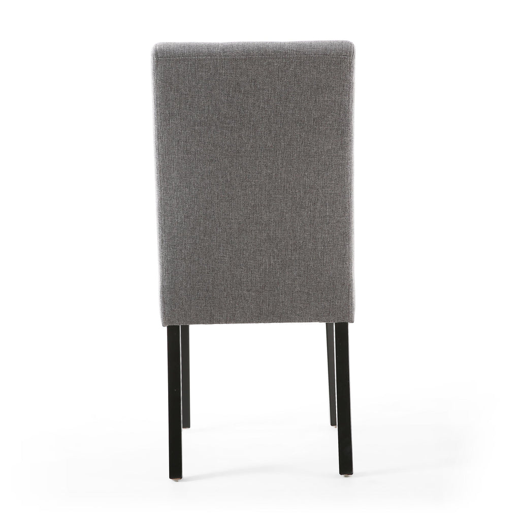 Moseley Linen Effect Steel Grey Chair (Dark Grey)