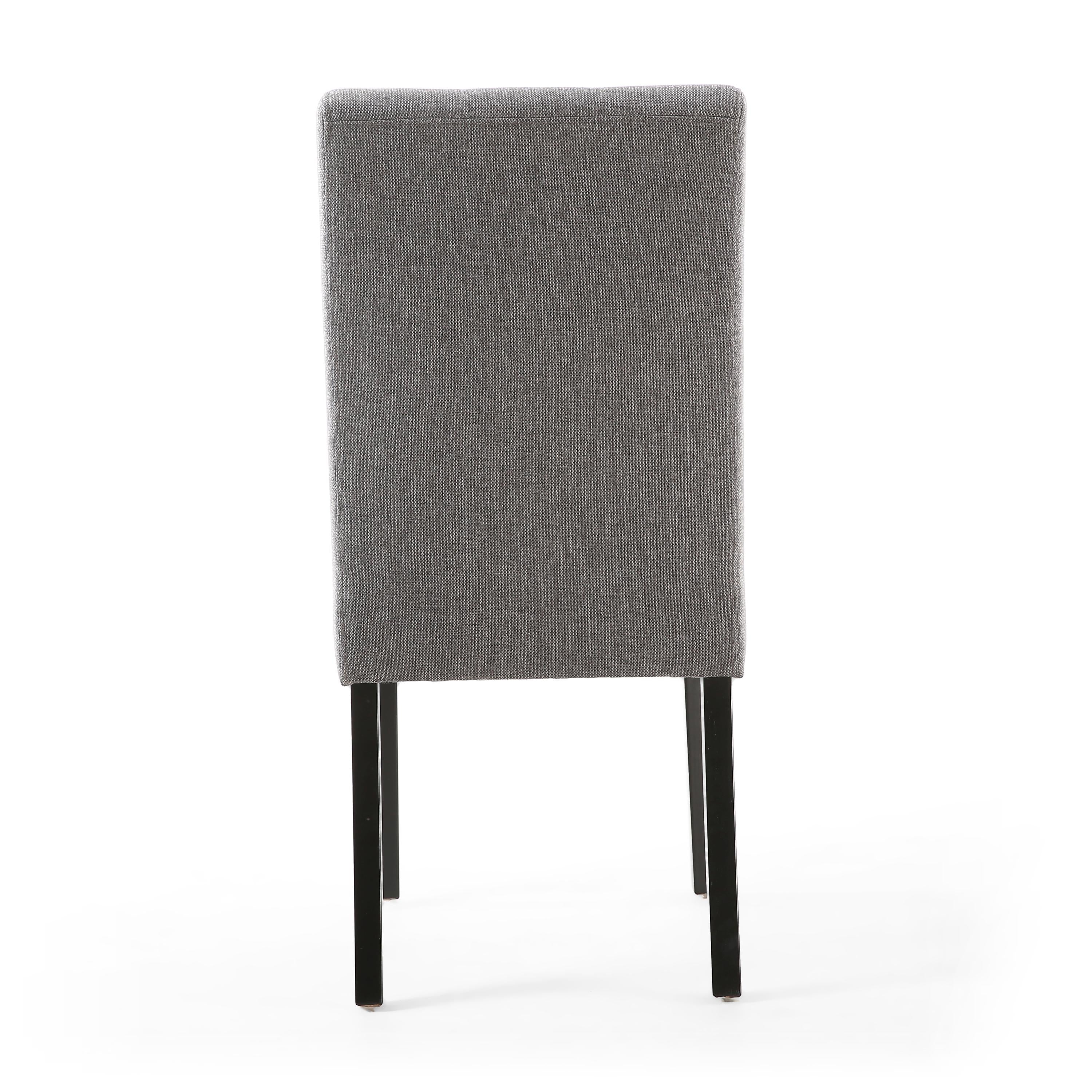 Moseley Linen Effect Silver Grey Chair (Light Grey)
