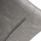 Serena Leather Effect Charcoal Bar Stool