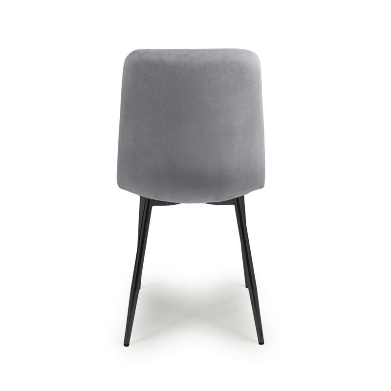 Vernon Brushed Velvet Blue Dining Chair