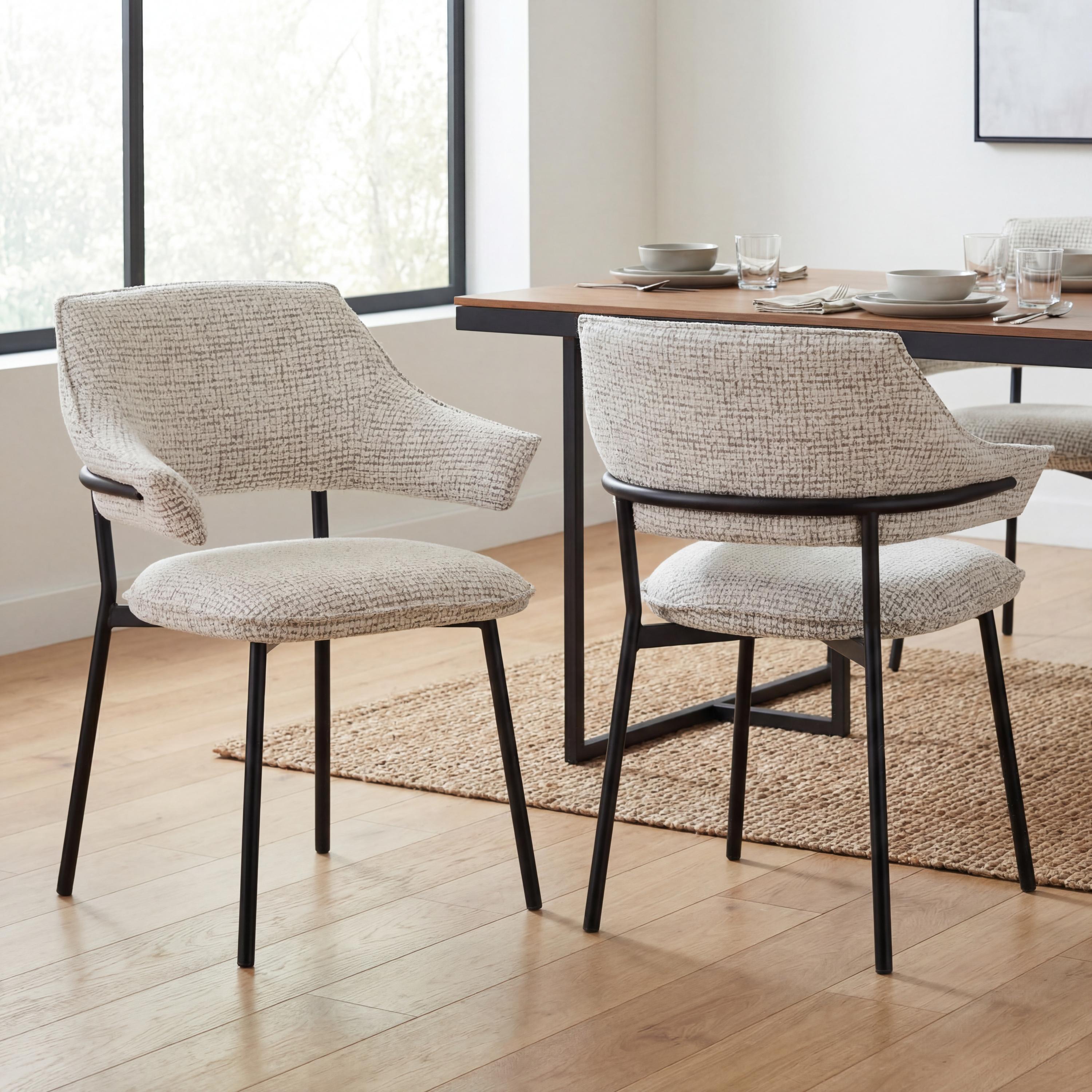 Geneva Textured Natural Dining Chair