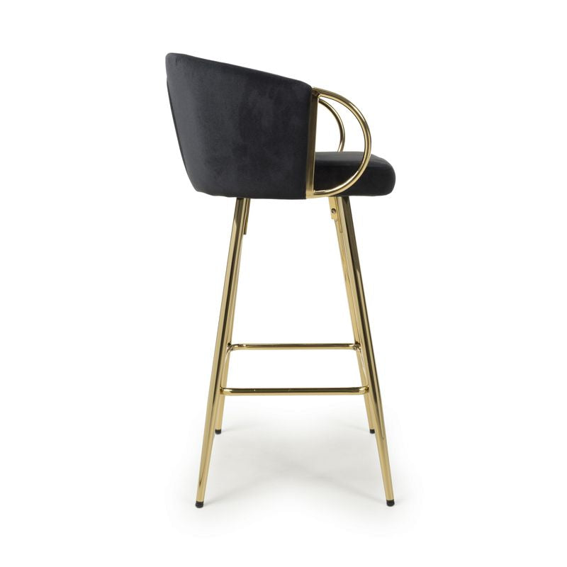Volero Textured Effect Cream Bar Stool