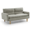 Cosy Rest Chenille Effect Natural 3 Seater Sofa