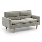 Cosy Rest Chenille Effect Natural 3 Seater Sofa
