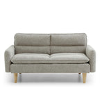 Cosy Rest Chenille Effect Natural 3 Seater Sofa