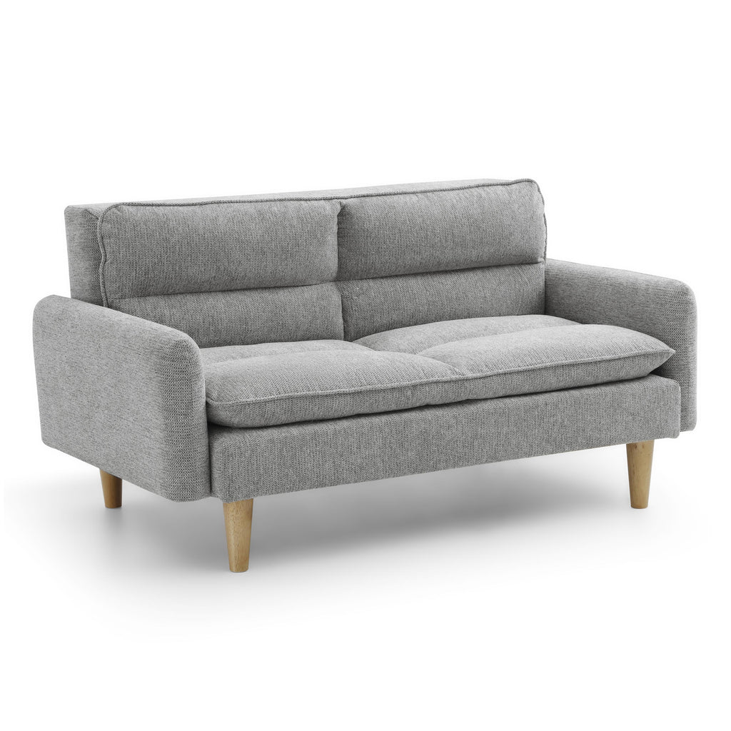 Cosy Rest Chenille Effect Grey 3 Seater Sofa