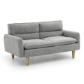 Cosy Rest Chenille Effect Grey 3 Seater Sofa