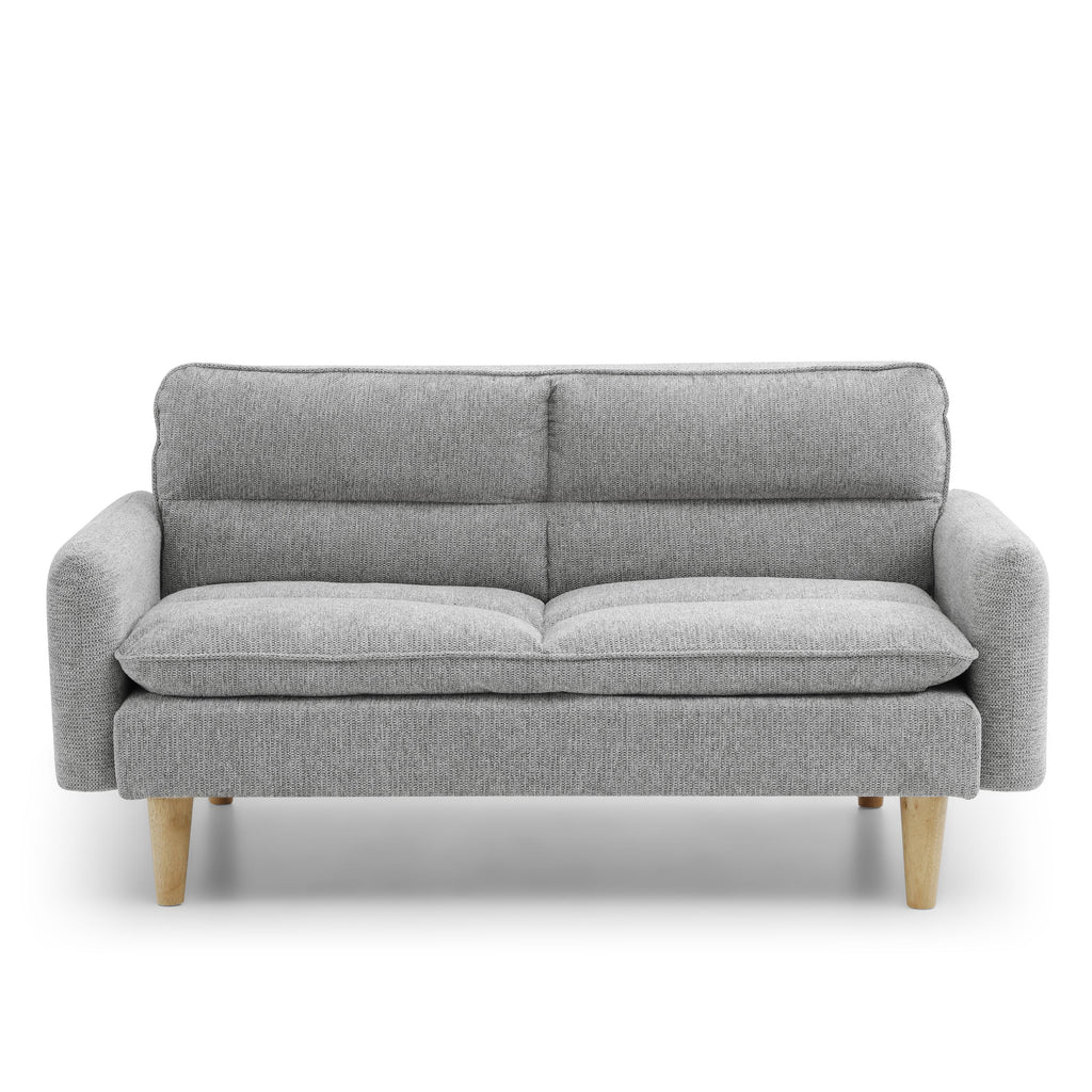 Cosy Rest Chenille Effect Natural 3 Seater Sofa