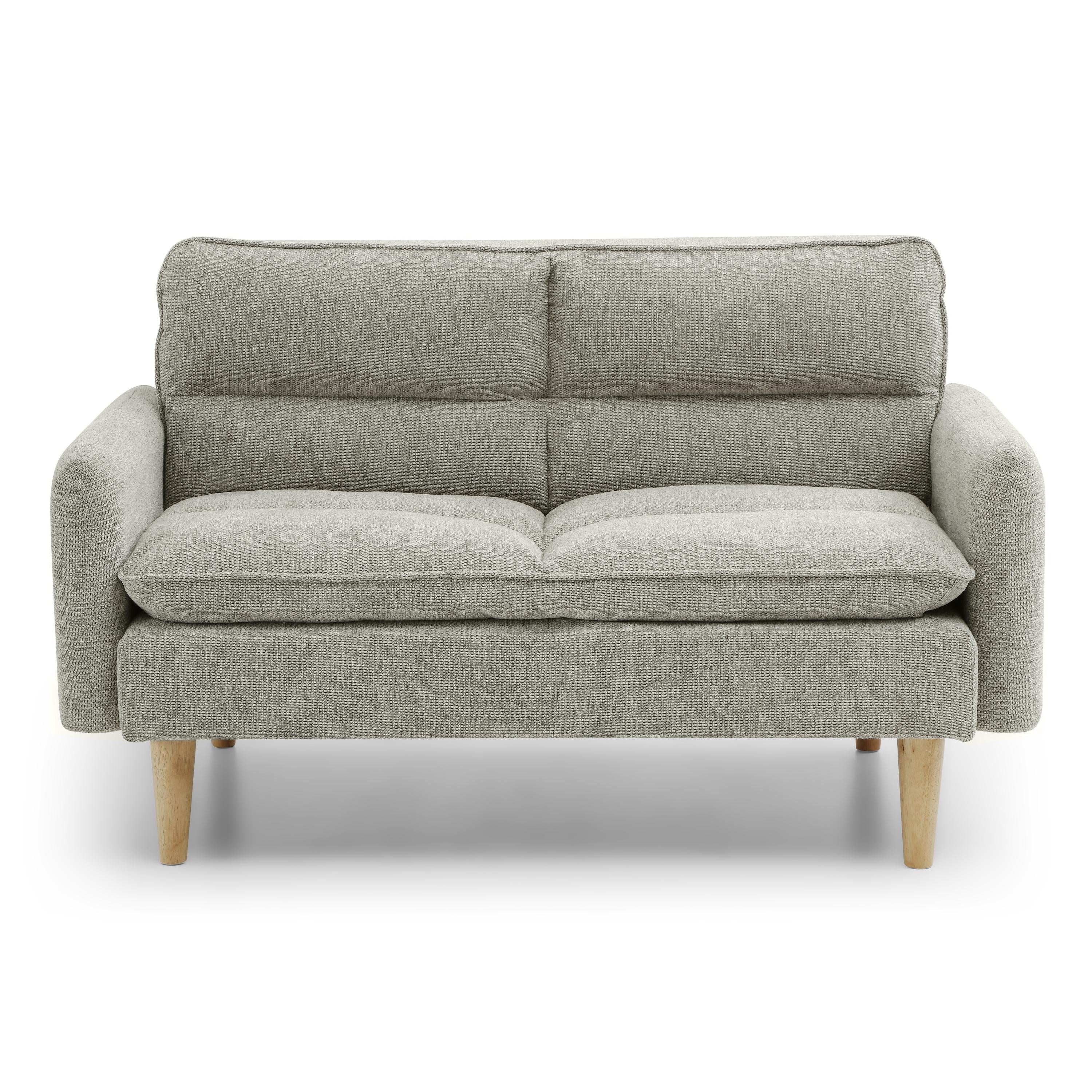 Cosy Rest Chenille Effect Natural 2 Seater Sofa