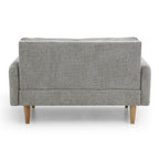 Cosy Rest Chenille Effect Natural 2 Seater Sofa