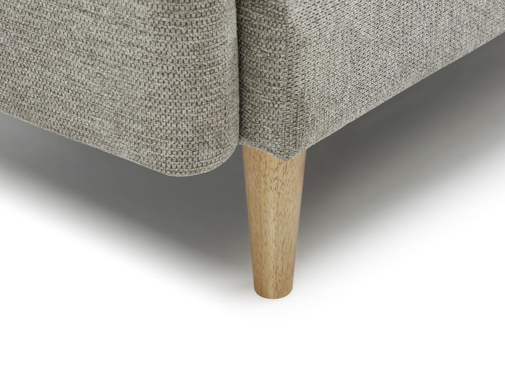 Cosy Rest Chenille Effect Natural 2 Seater Sofa