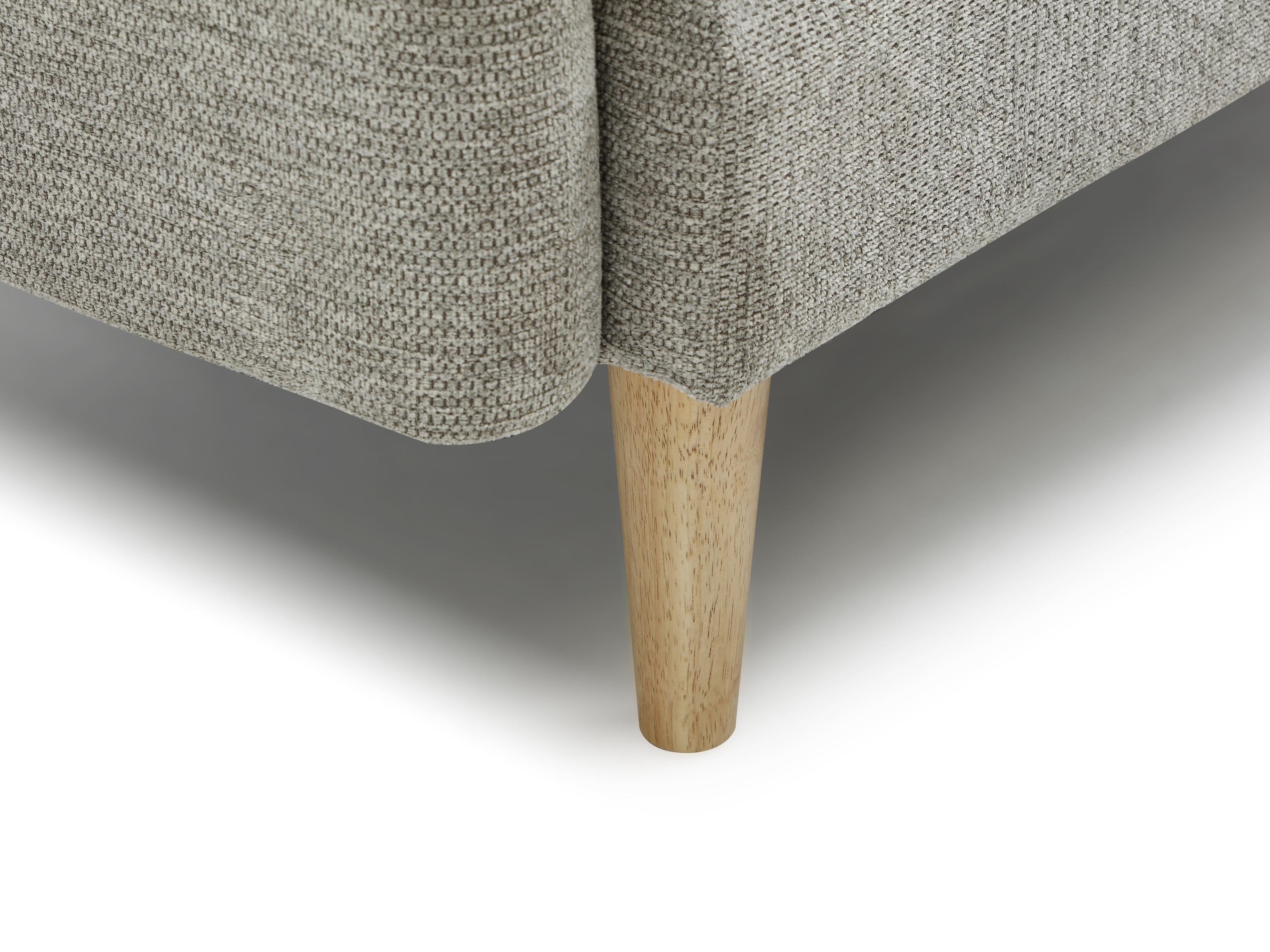 Cosy Rest Chenille Effect Natural 2 Seater Sofa