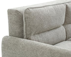 Cosy Rest Chenille Effect Natural 2 Seater Sofa