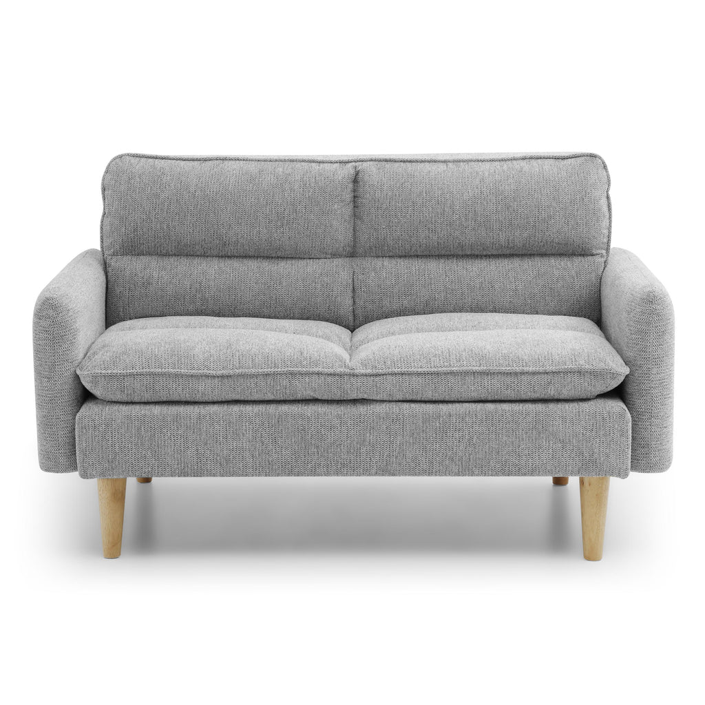 Cosy Rest Chenille Effect Natural 2 Seater Sofa
