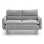 Cosy Rest Chenille Effect Natural 2 Seater Sofa
