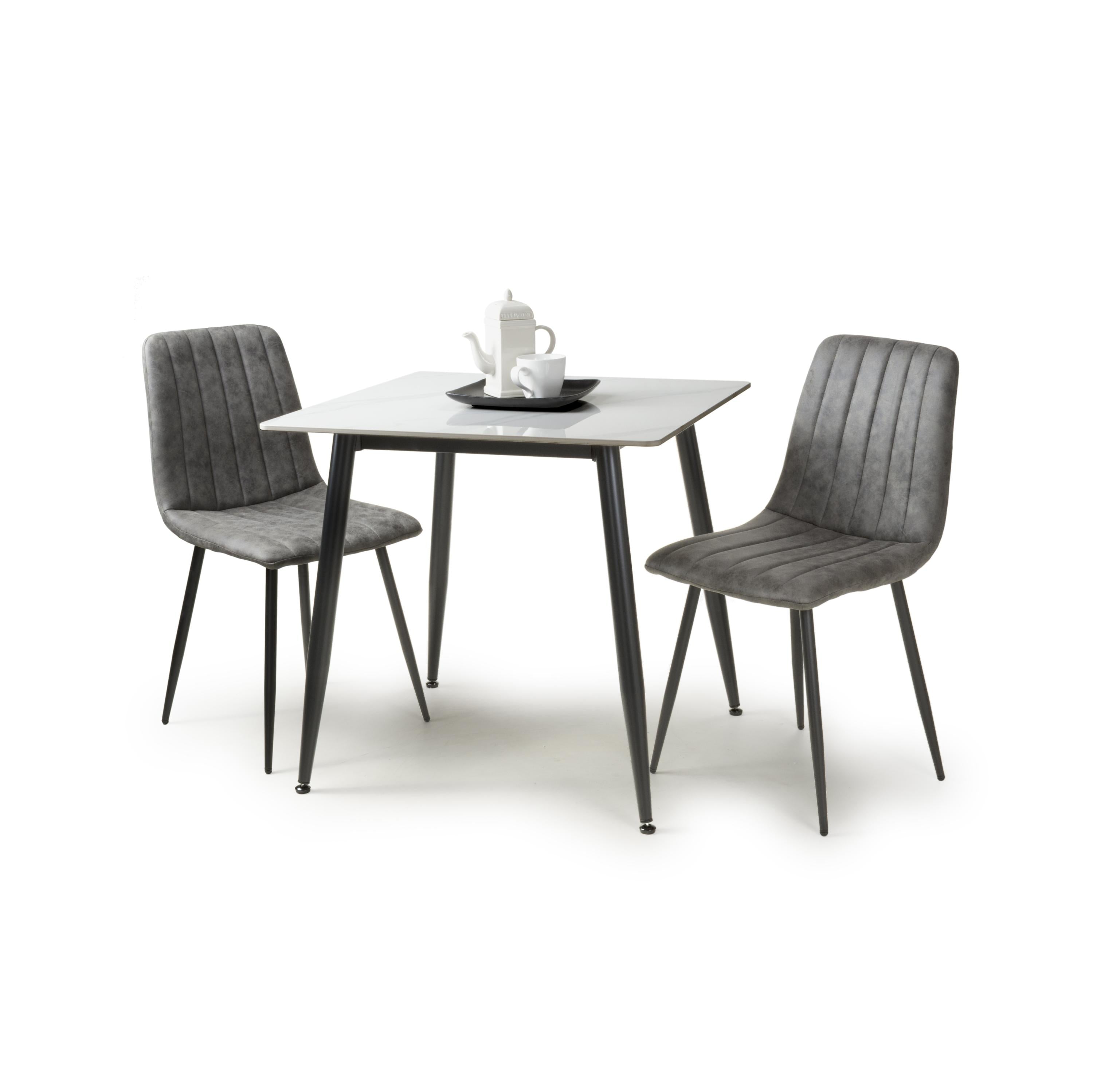 Monaco Square White Dining Table