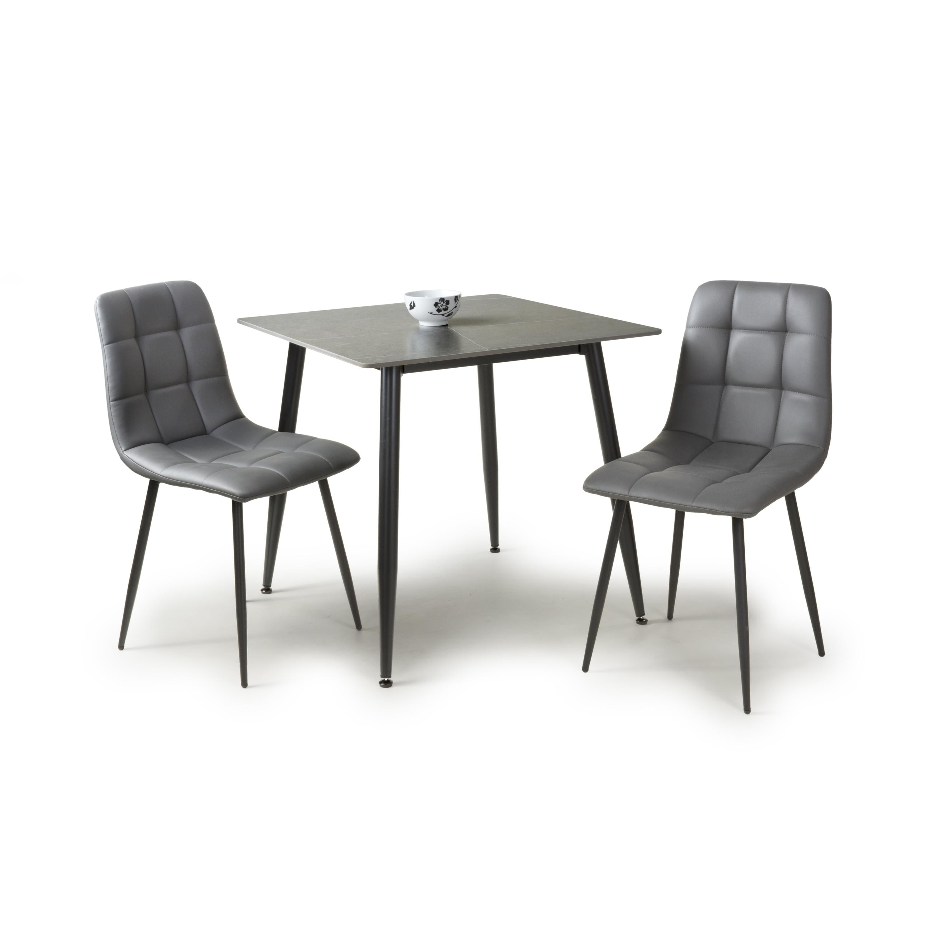 Monaco Square Grey Dining Table