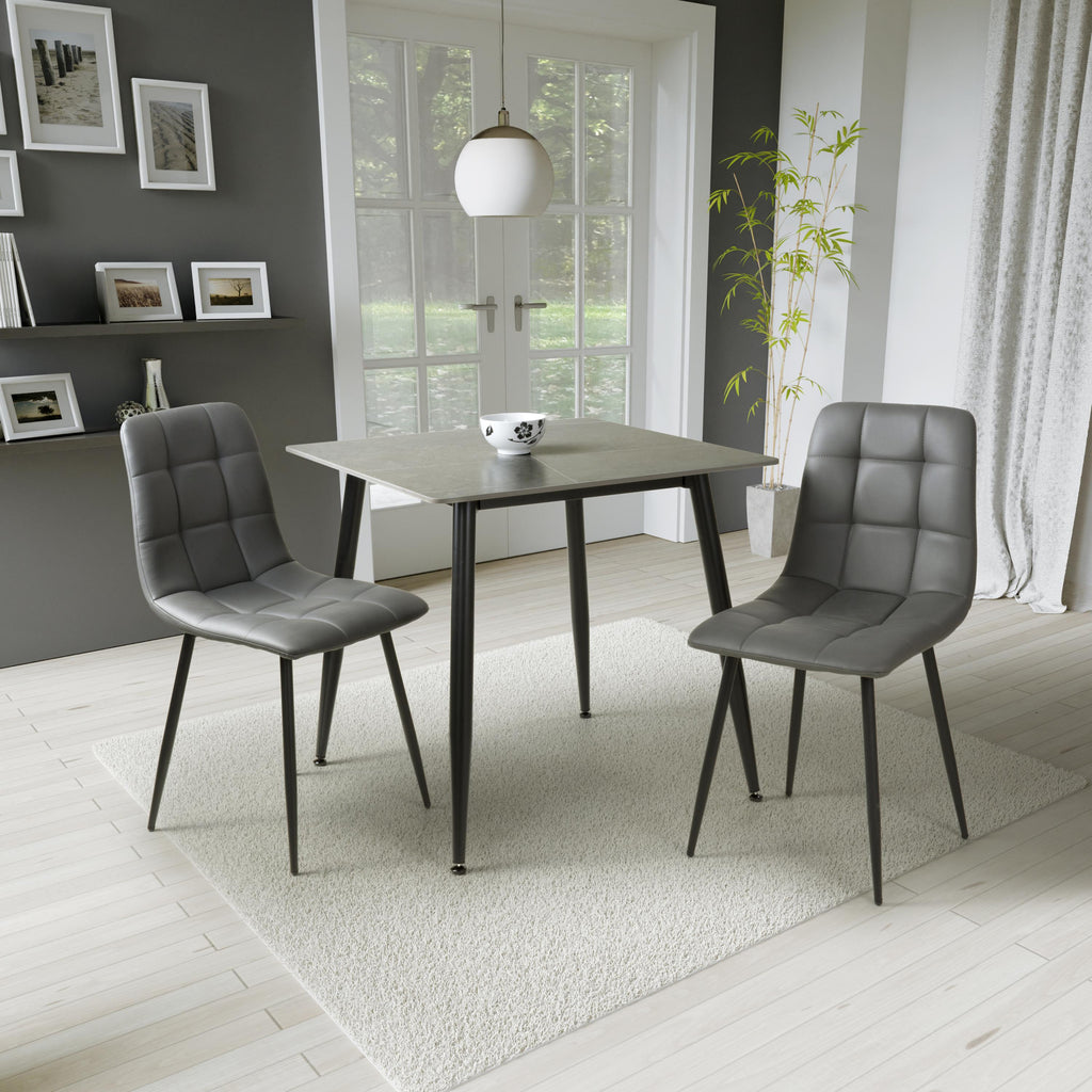 Monaco Square White Dining Table