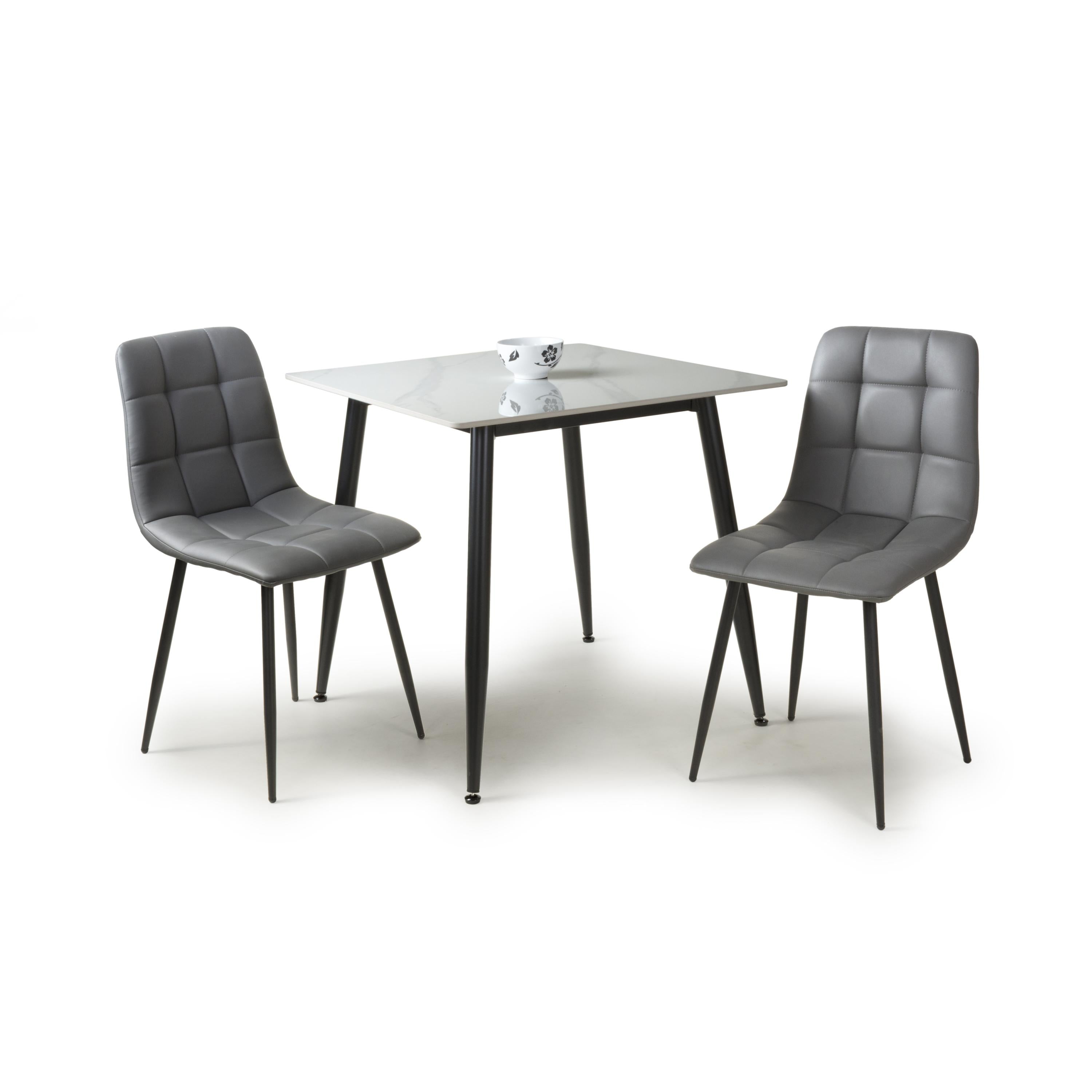 Monaco Square White Dining Table