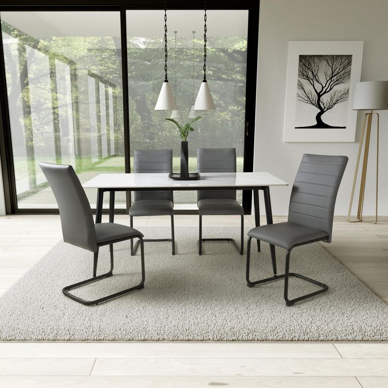 Monaco 1.2m Grey Dining Table