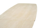 Naples Travertine Style Extending Dining Table