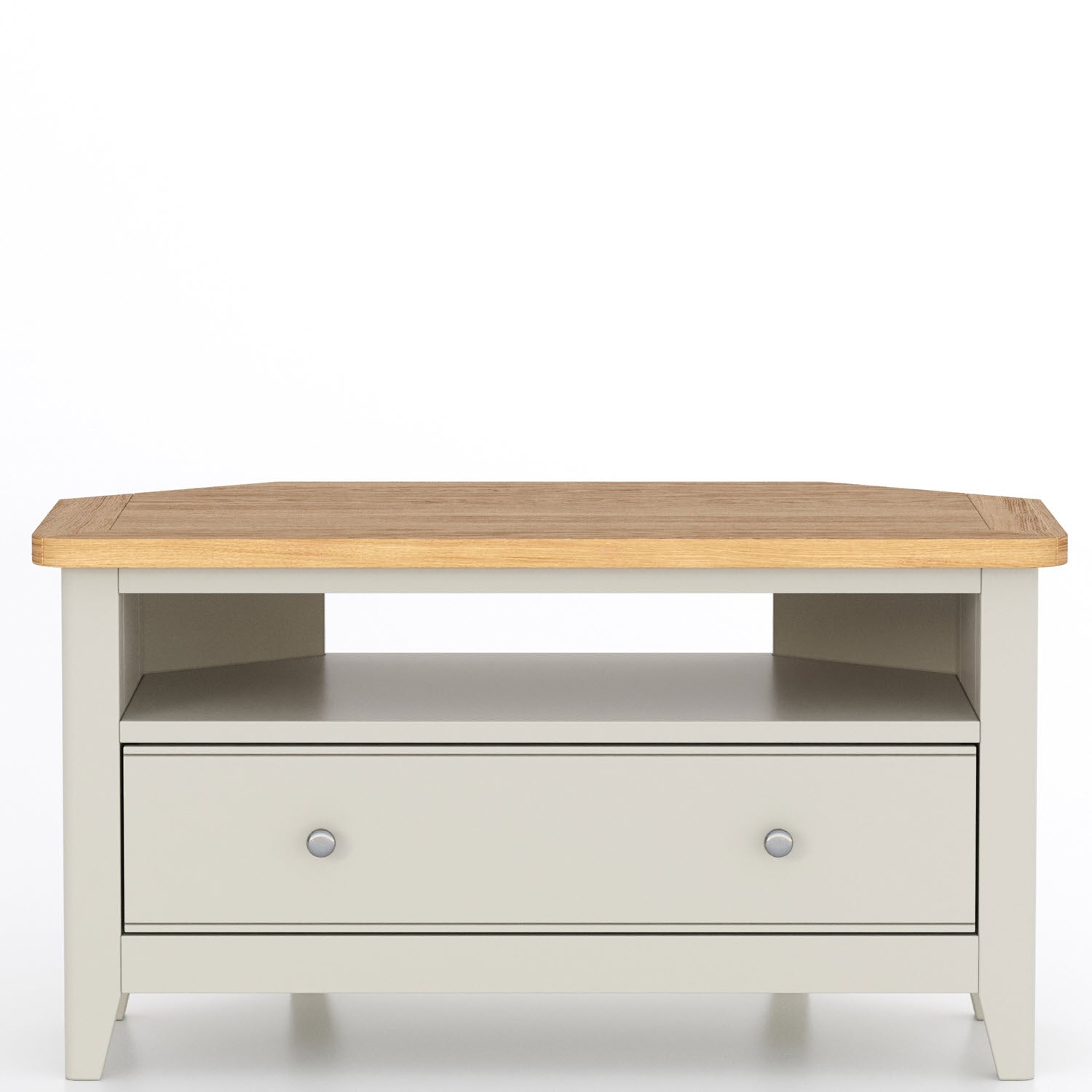 Arlyn Painted Corner TV Cabinet