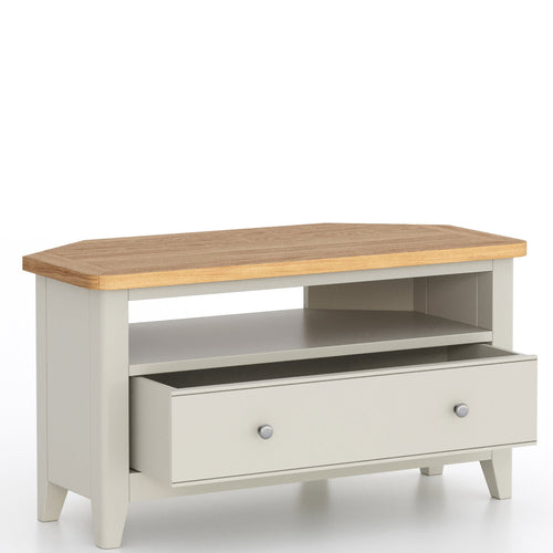 Arlyn Painted Corner TV Cabinet