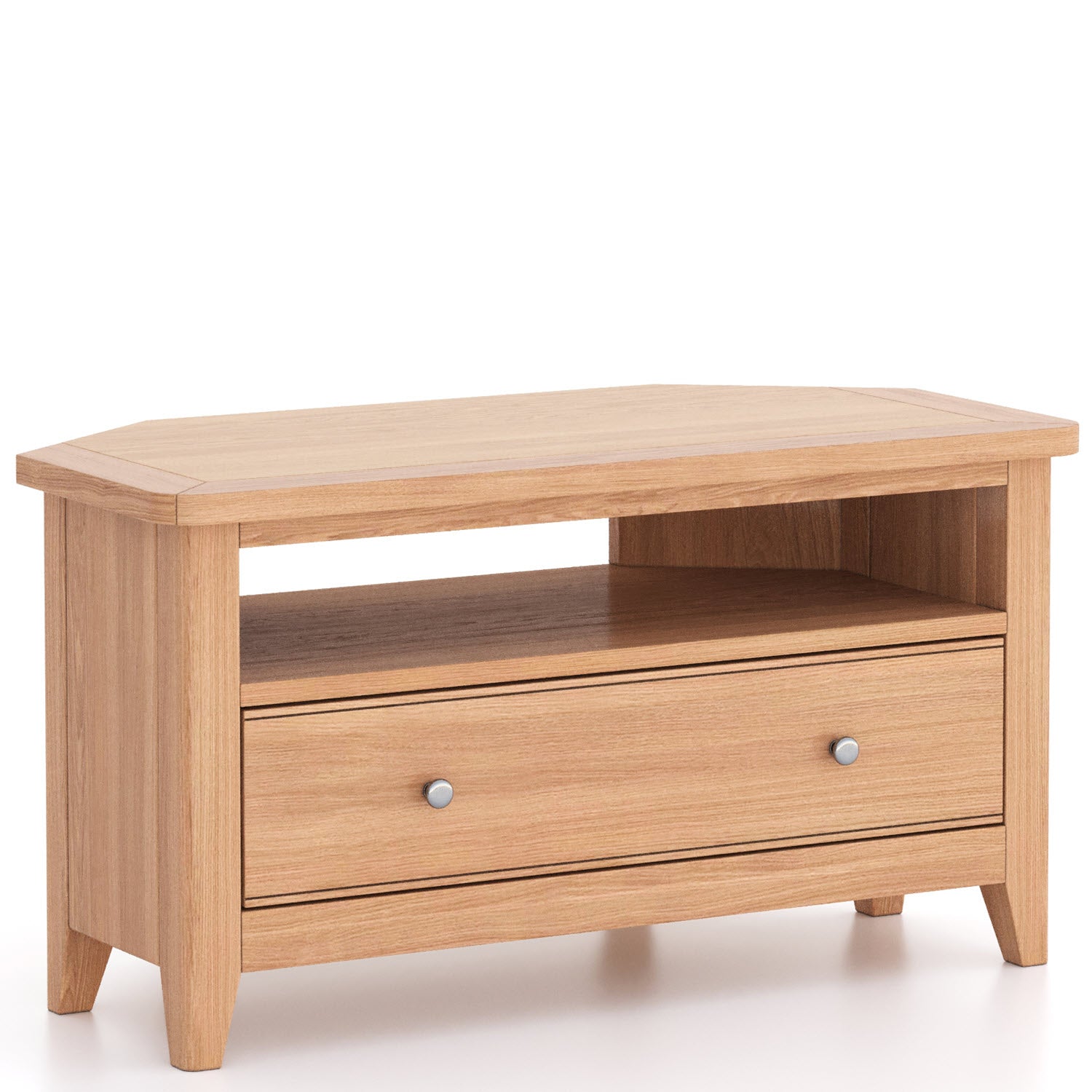 Arlyn Natural Oak Corner TV Cabinet