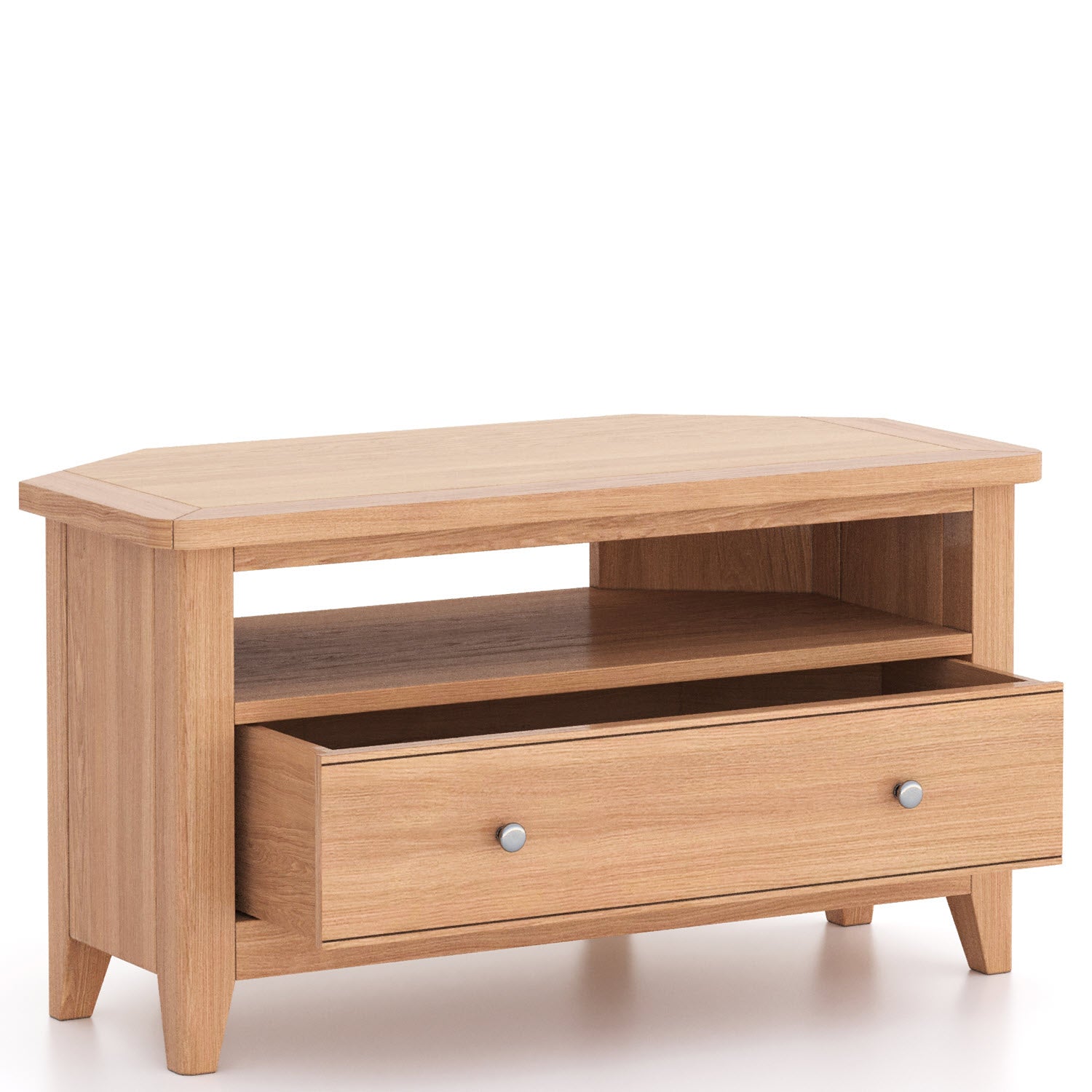 Arlyn Natural Oak Corner TV Cabinet