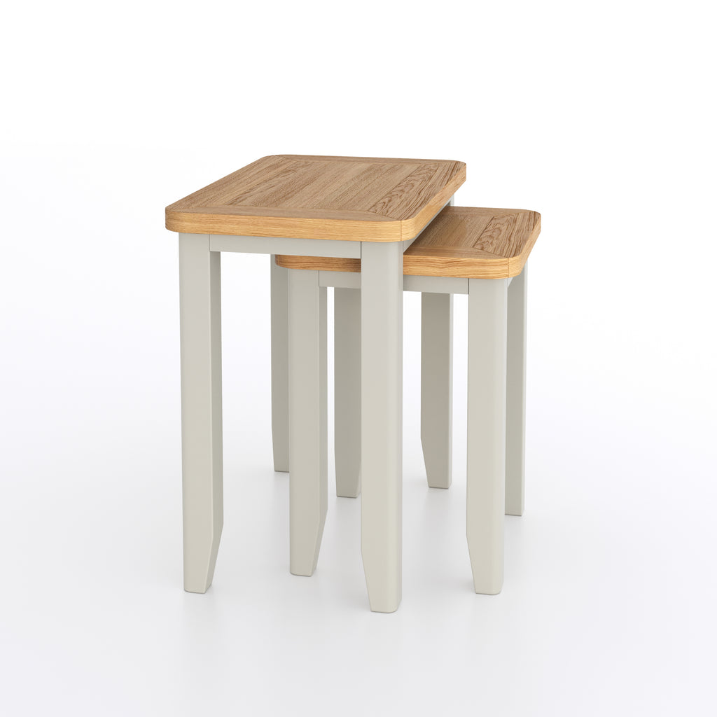 Arlyn Painted Nest of 2 Tables