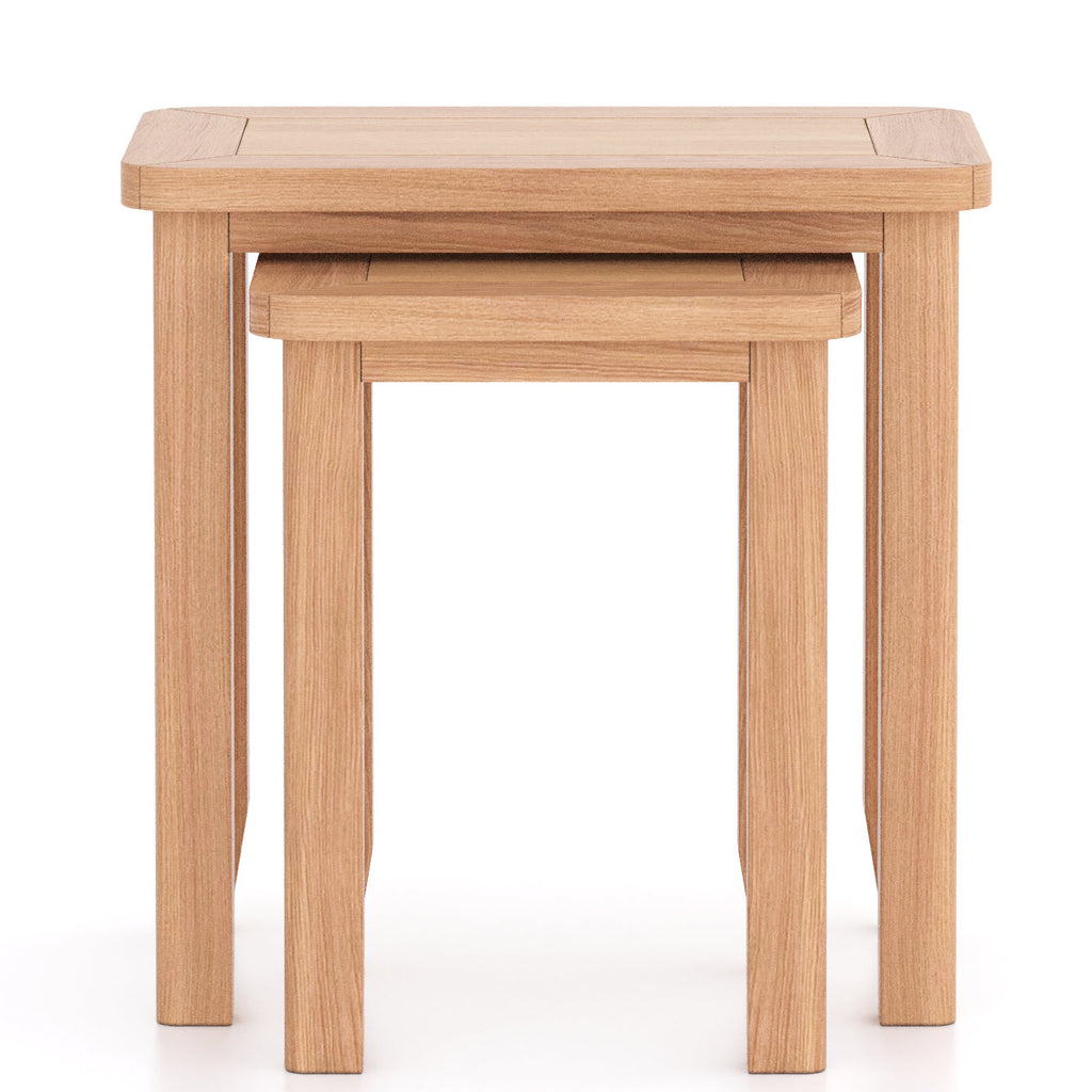 Arlyn Natural Oak Nest of 2 Tables