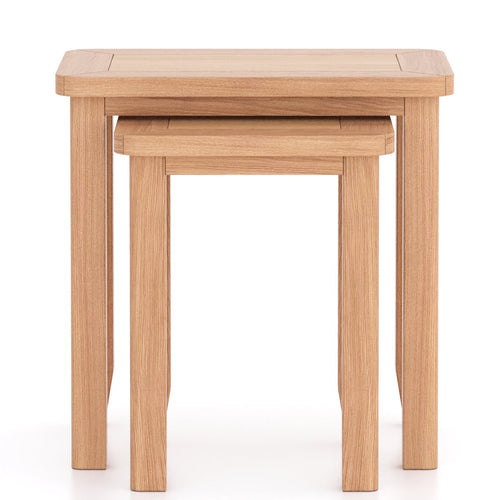 Arlyn Natural Oak Nest of 2 Tables