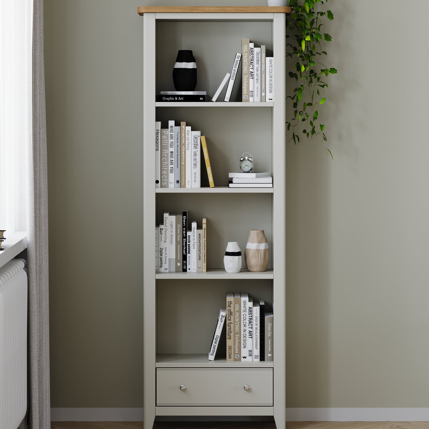 Arlyn Painted Large Bookcase