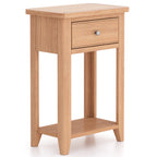 Arlyn Natural Oak Telephone Table