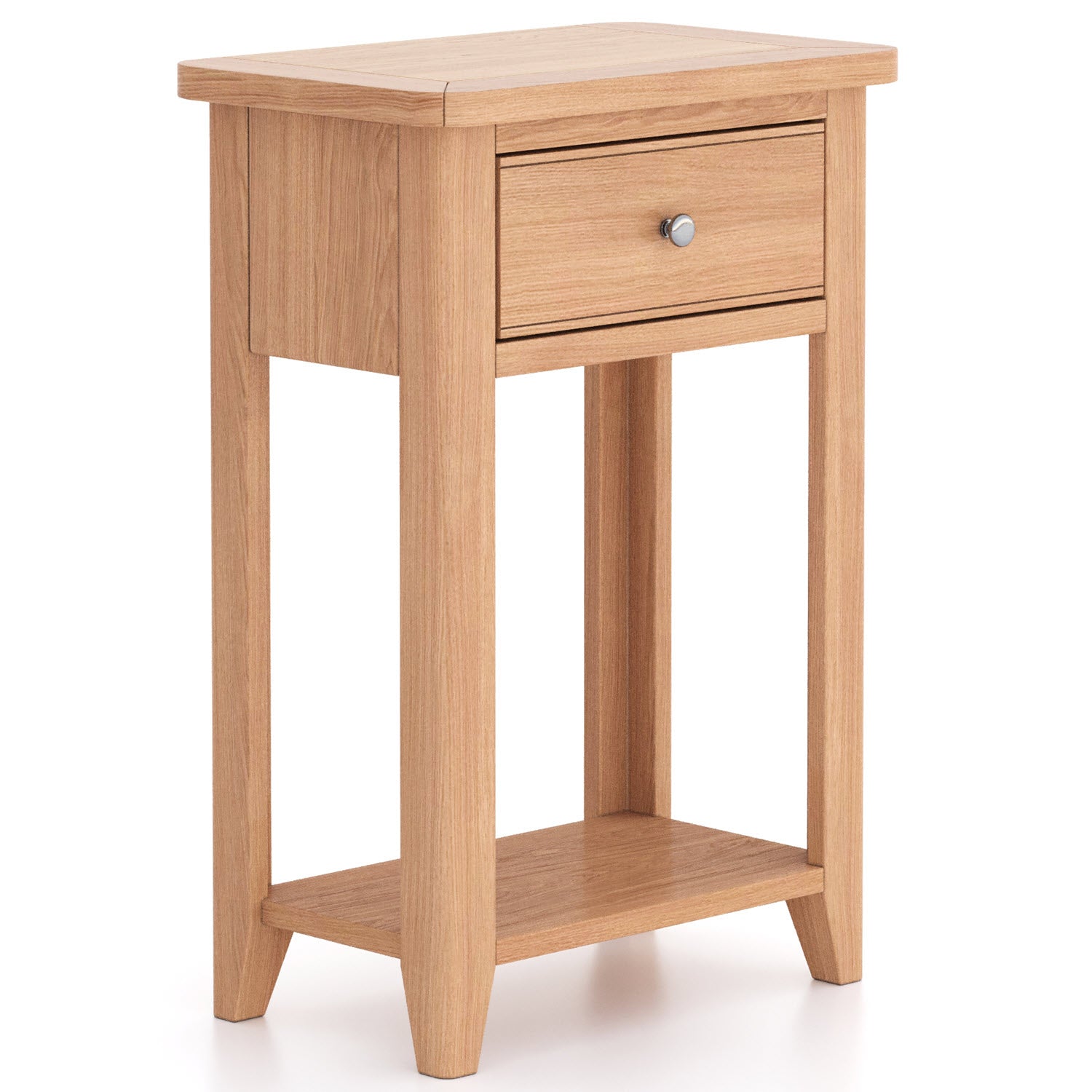 Arlyn Natural Oak Telephone Table
