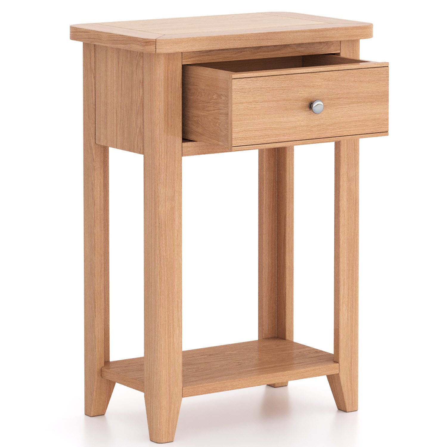 Arlyn Natural Oak Telephone Table