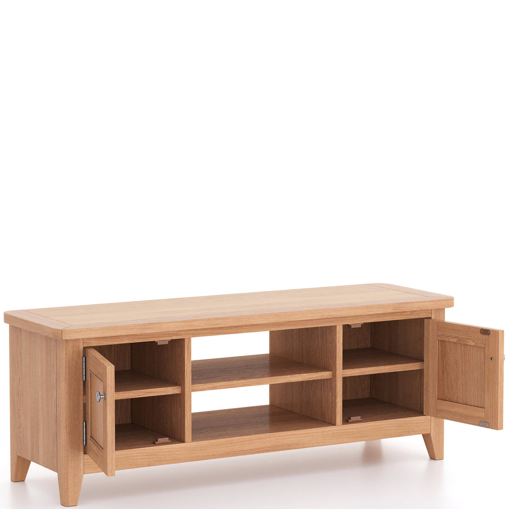 Arlyn Natural Oak Wide TV Cabinet