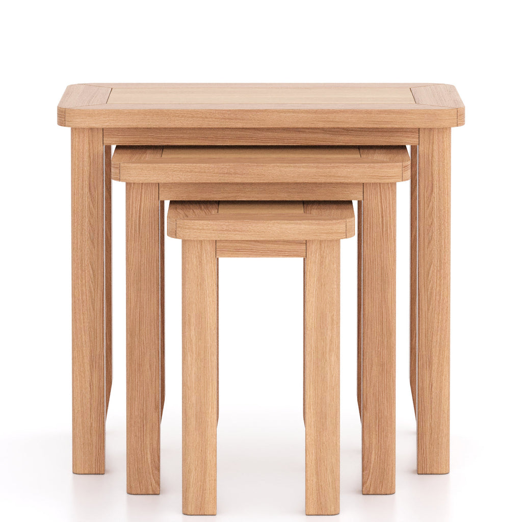 Arlyn Natural Oak Nest of 2 Tables