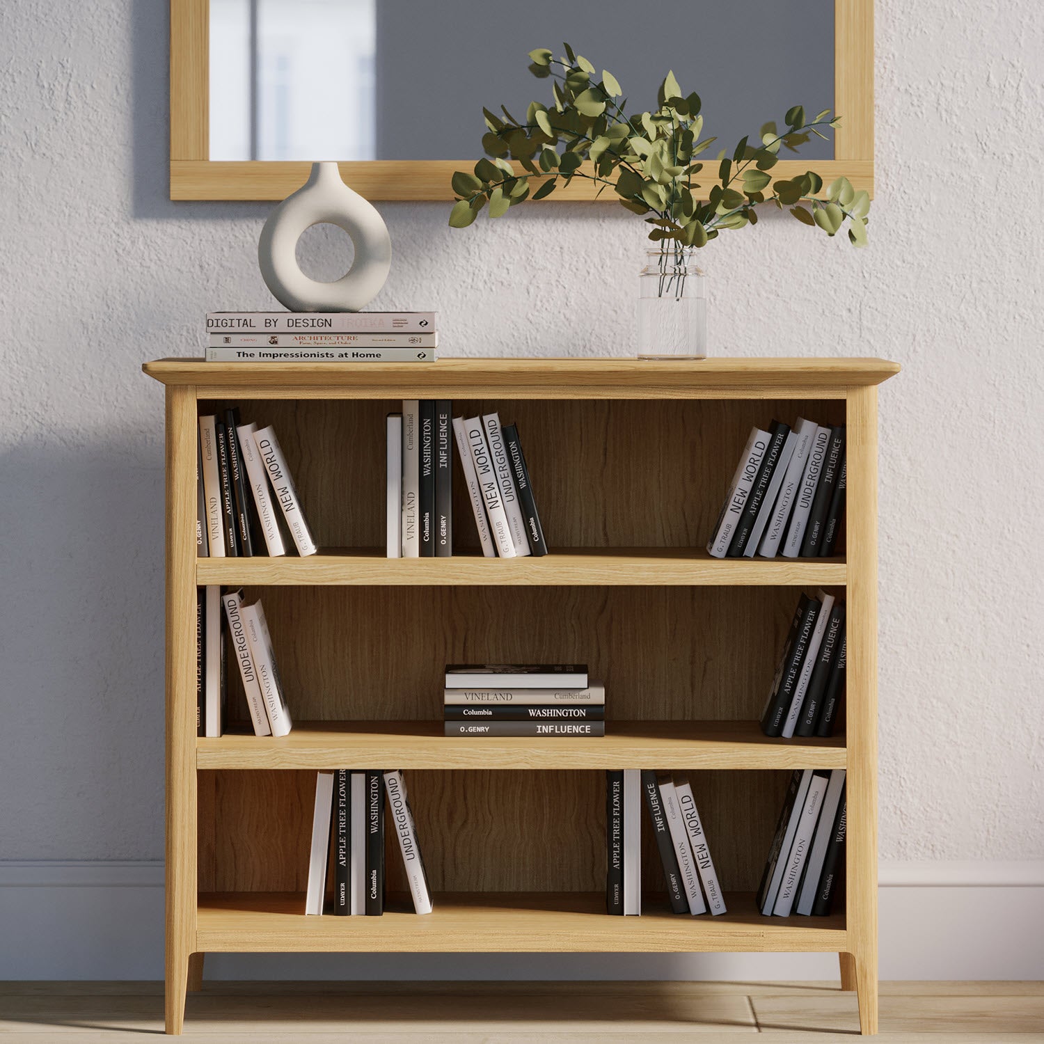 Saxby Oak Small Bookcase