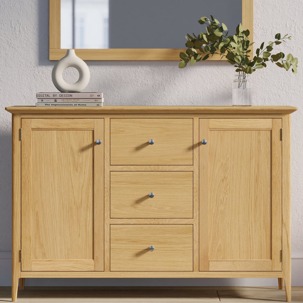 Saxby Oak Large Sideboard Cabinet