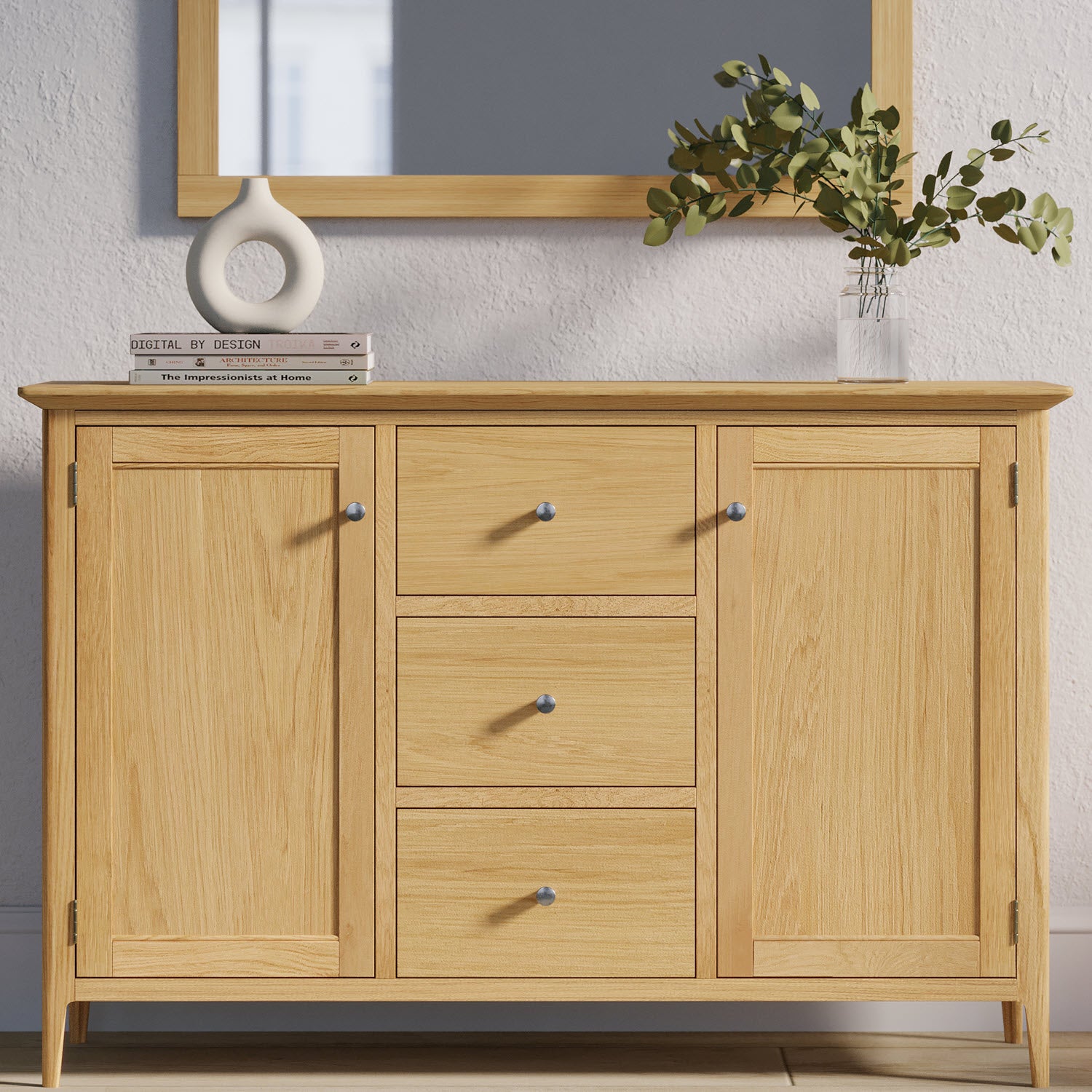 Saxby Oak Large Sideboard Cabinet