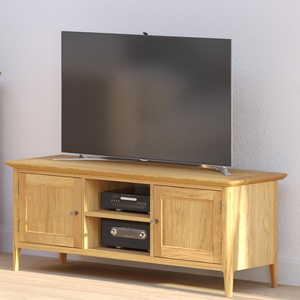 Saxby Oak Plasma TV Unit