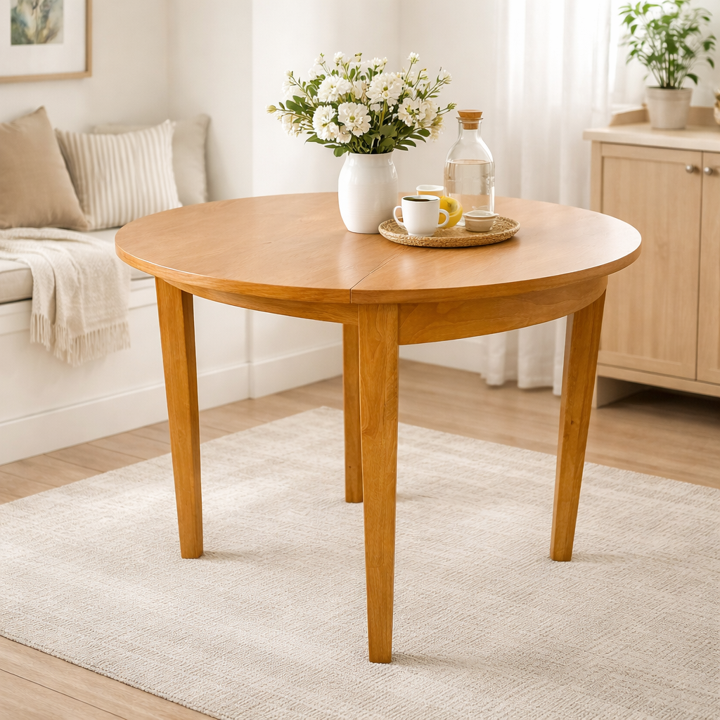 Torino Half Moon Extendable Dining Table 92cm