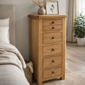 Torino Tall Chest of Drawers (5 Drawers)