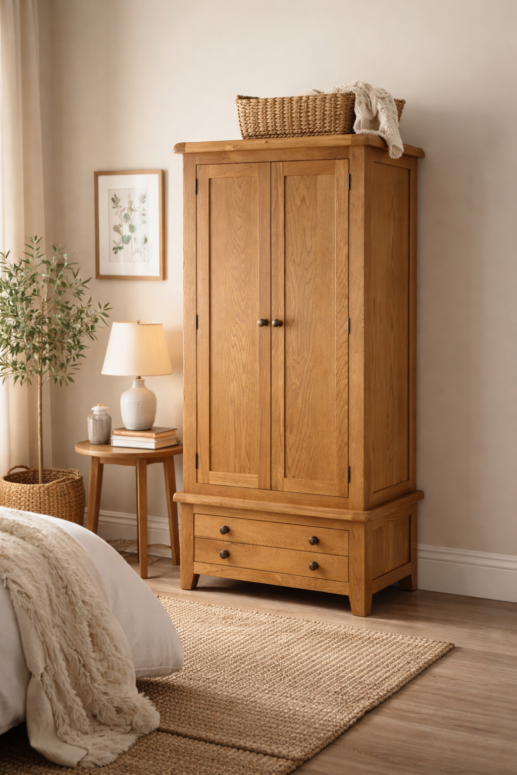 Torino Large Wardrobe (3 Doors 2 Drawers)